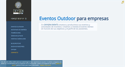 Desktop Screenshot of oxygenevents.es